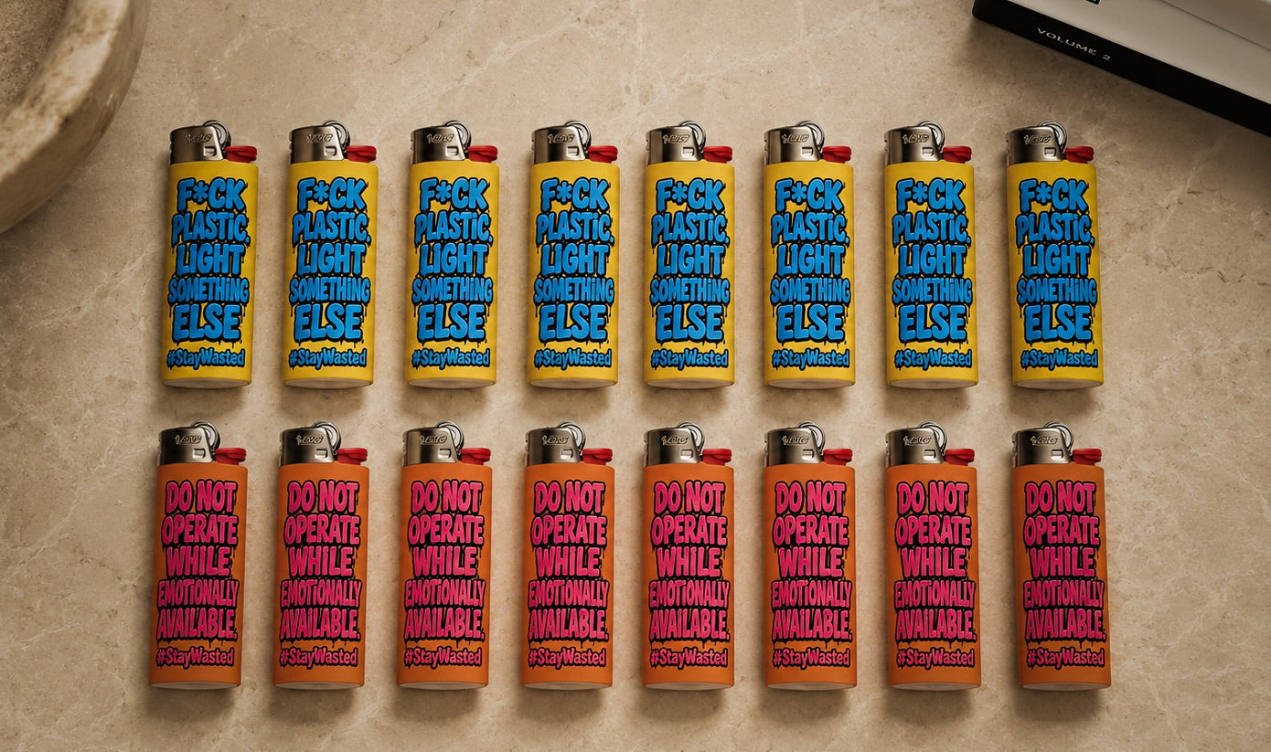 F*ck Plastic. Light Something Else™. Lighter