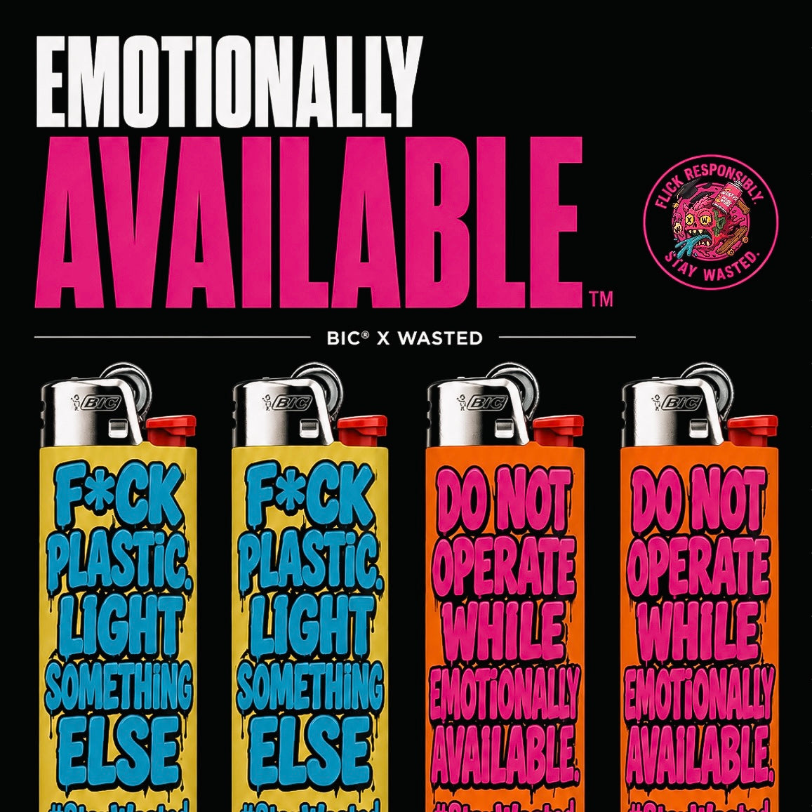 F*ck Plastic. Light Something Else™. Lighter