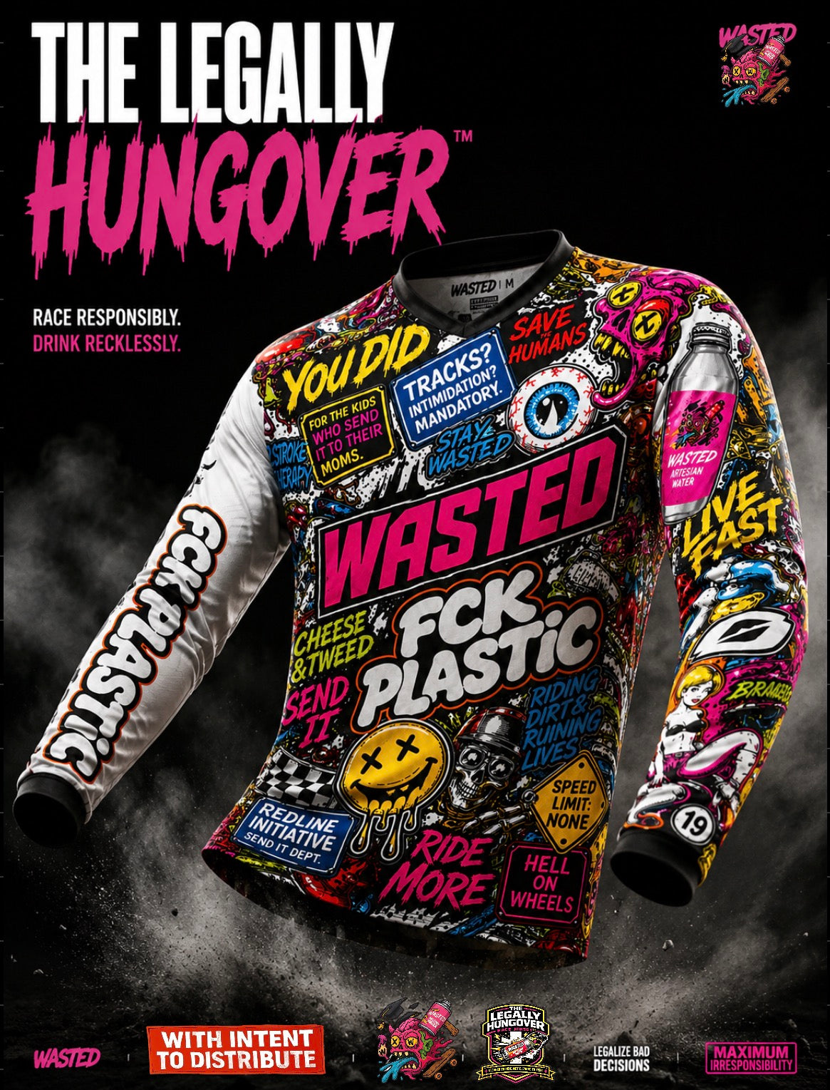 The Legally Hungover™ Motocross Jersey